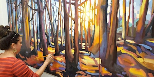 Paint a Loose & Luminous Forest, 2 Days | Hatter Street