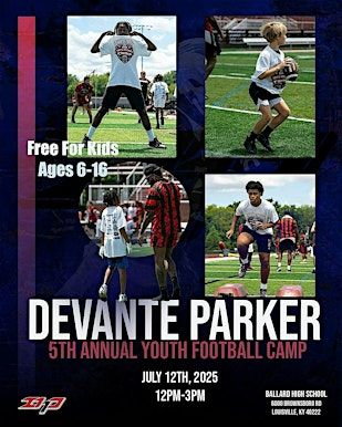Devante Parker 5th annual football camp | Ballard High School