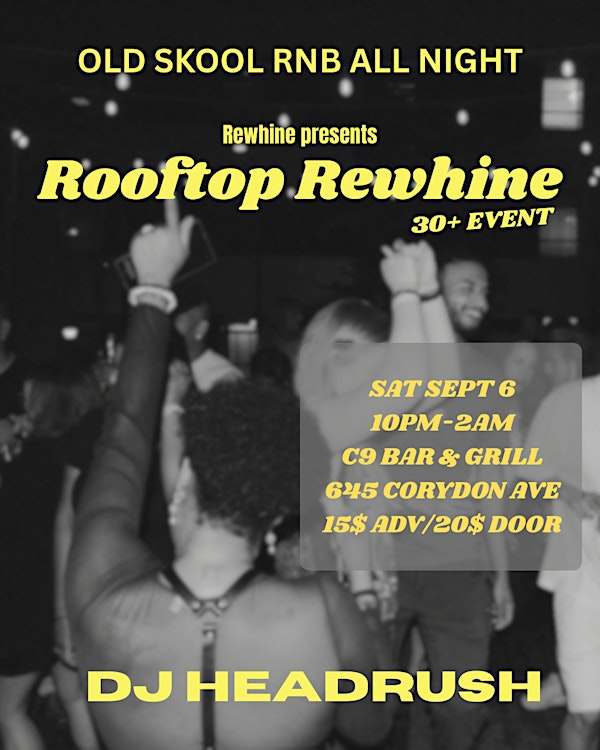 ROOFTOP REWHINE | C9 Grill & Bar