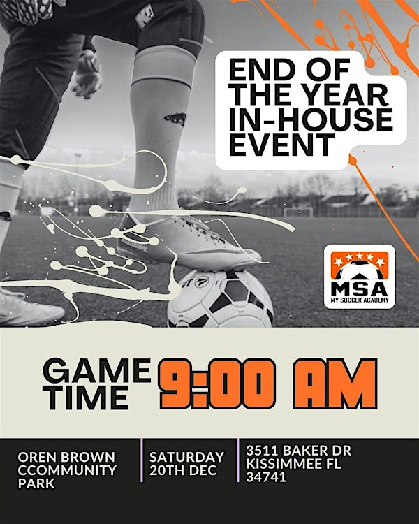 End of the year In-House soccer event | Oren Brown Community Park