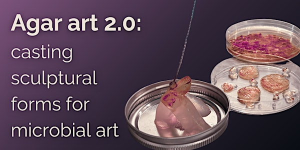 Agar art 2.0: casting with sculptural forms for microbial art | Genspace