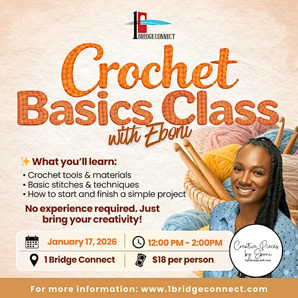 Crochet Basics Class | 25 E Beaver St