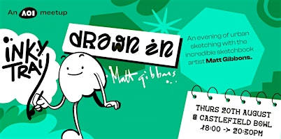 Inky Trail with Matt Gibbons / Manchester illustrators meet-up | Castlefield Bowl