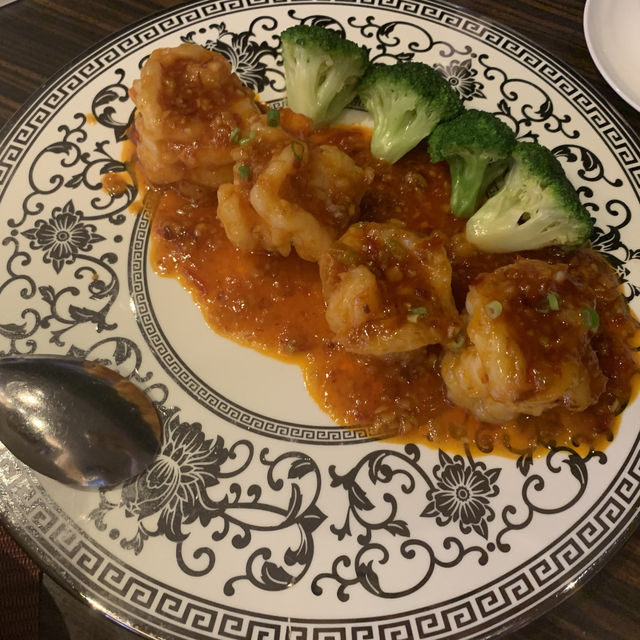 萬豪中菜廳的晚餐