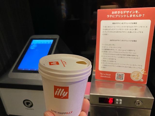 最新ビジネスホテルを楽しもう！撮影した写真をラテアートに。