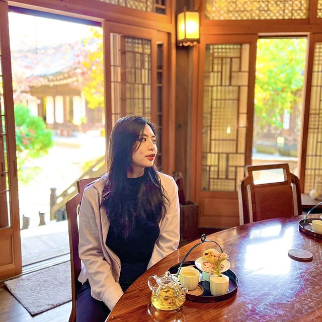 충무로역 단풍뷰 한옥카페 🍁🍂