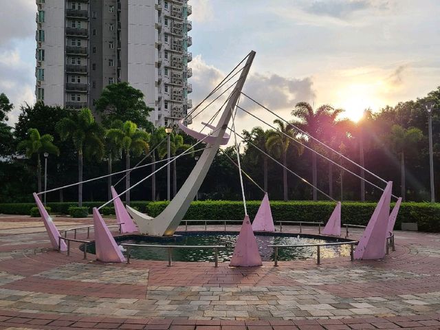 東涌海濱長廊一帶景色