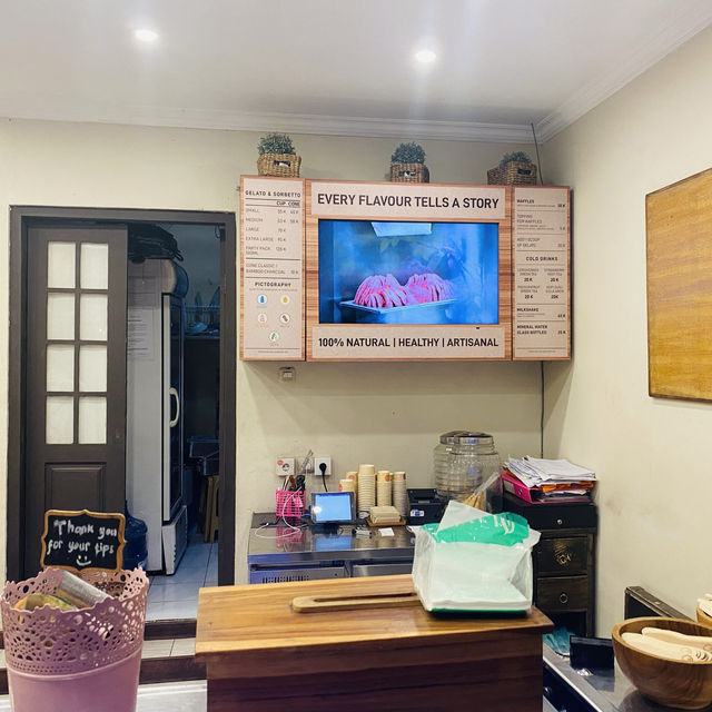 Homemade Italian Ice Cream in Ubud Central