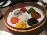 Have a bite of colorful Xiao Long Bao 小籠包