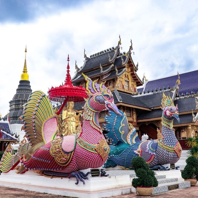 วัดบ้านเด่นสะหลีศรีเมืองแกน วัดสวยในเมืองไทย