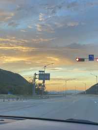 예쁜 가을 노을은 팔당댐에서 🌅 