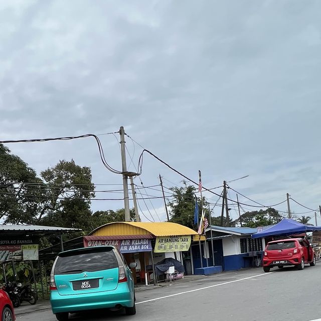 Food street near highway, pasar selasa