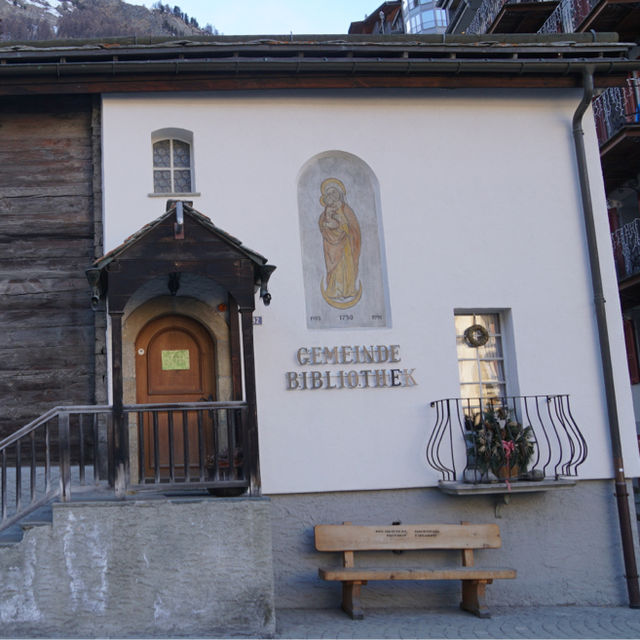 Staying in a wooden house in Zermatt