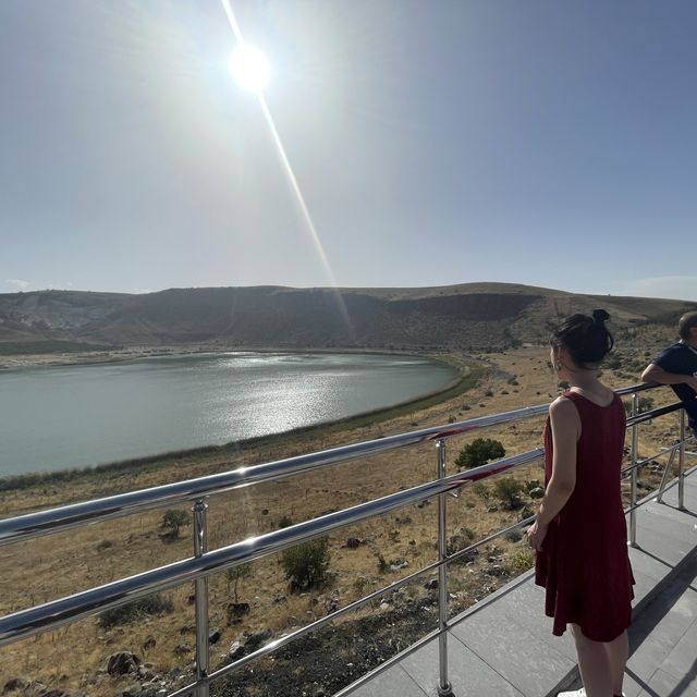 土耳其遊記 Cappadocia 綠線行程 - 土耳其最大的火口湖 Narlıgöl Crater Lake