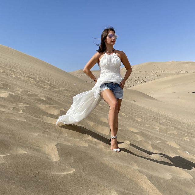 Sand dunes in Dunhunag, Gansu province
