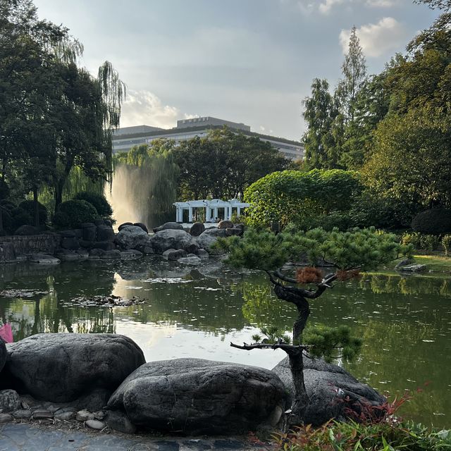 A Very Lively Park in Hongqiao Area