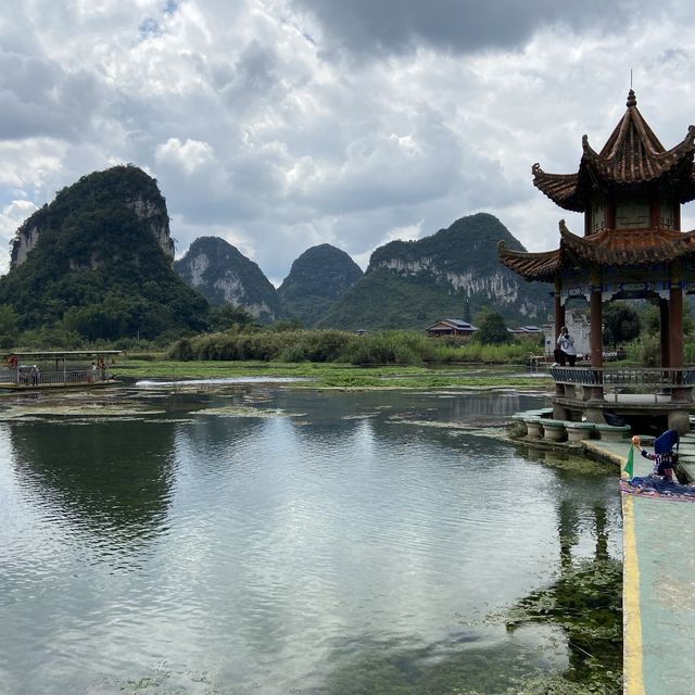 Beautiful valley in Jingxi 