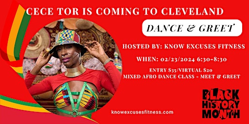 Cece Tor Dance & Greet | Know Excuses Fitness