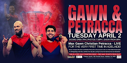 Gawn & Petracca LIVE at Chateau Apollo, SA! | Chateau Apollo