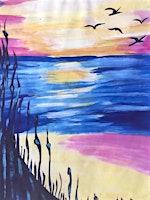Kid's Holiday Art Class: Pretty Pastel Sunset + Pottery | Paintbox Art School