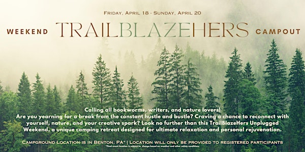 TrailBLAZEHers Unplugged Weekend Campout | Ricketts Glen State Park