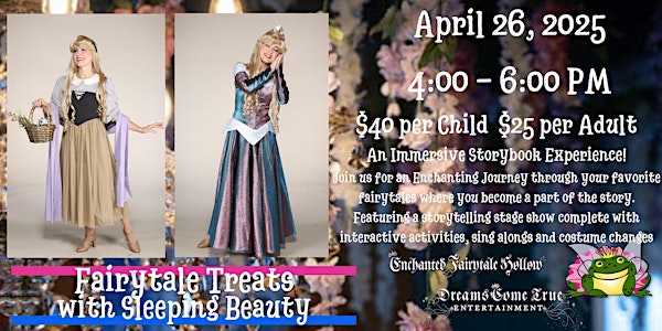 Fairytale Treats with Sleeping Beauty- A Unique Tea Party Experience | Enchanted Fairytale Hollow