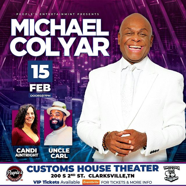 Michael Colyar -LIVE in Clarksville,TN | Customs House Museum and Cultural Center