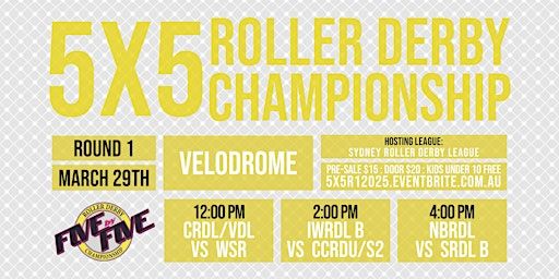 5x5 Round 1 | Dunc Gray Velodrome