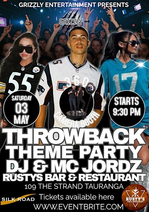 TAURANGA THROWBACK PARTY | Rusty's Bar & Restaurant