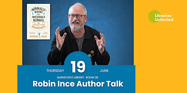 Robin Ince - Author Talk - Barnstaple Library | Barnstaple Library