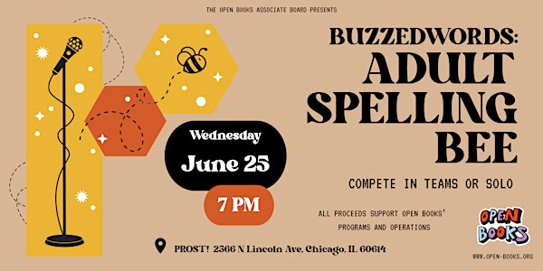 BUZZED WORDS - The Open Books Adult Spelling Bee! | Prost!
