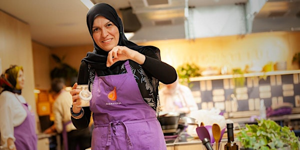 Algerian Cookery Class with Meriam |Veg Friendly| LONDON |Cookery School | Migrateful Cookery School