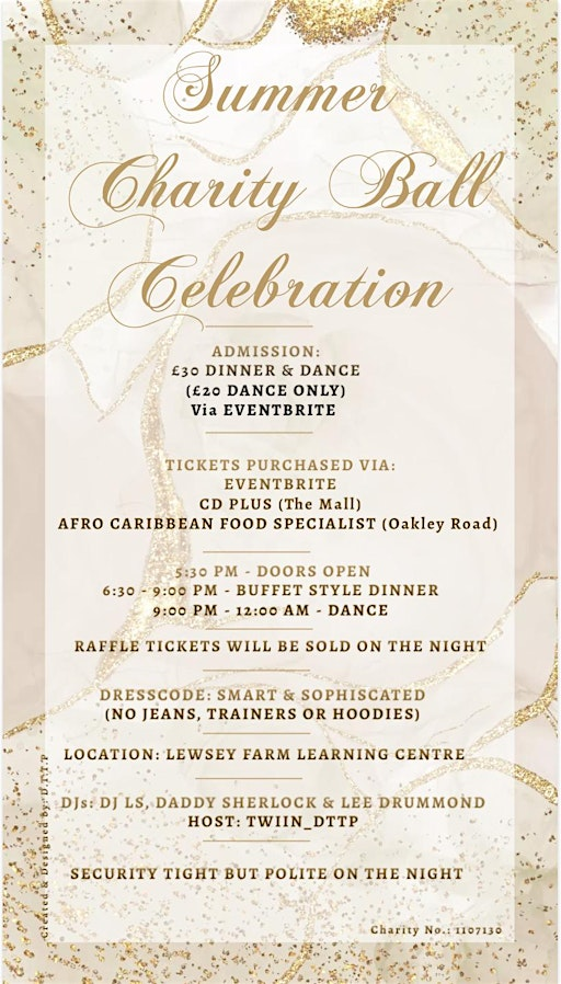 SUMMER CHARITY BALL | Lewsey Farm