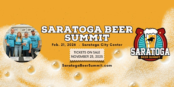 Saratoga Beer Summit 2026 | Saratoga Springs City Center