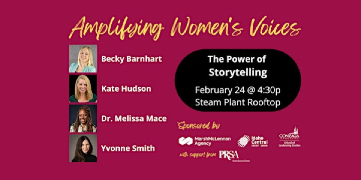 Amplifying Women's Voices: The Power of Storytelling | Steam Plant  Rooftop