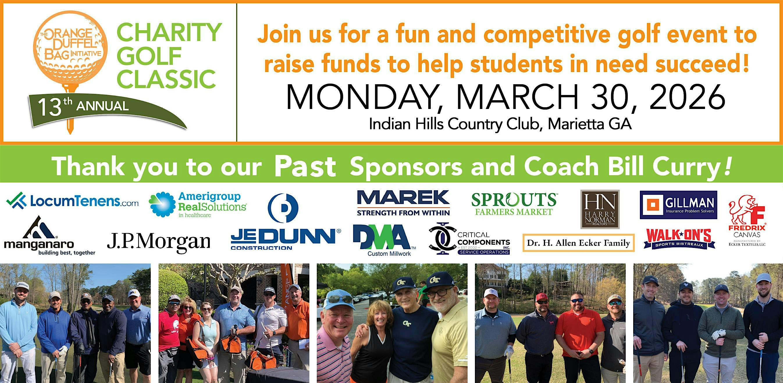 13th ODBI Charity Golf Event with Diamond Sponsor JE Dunn! | Indian Hills Country Club