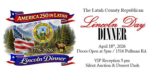2026 Latah County Republicans Lincoln Dinner | Best Western University Inn