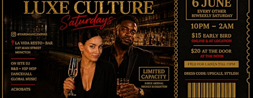 LUXE CULTURE SATURDAYS | La Vida Resto-Bar