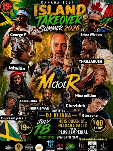 M dotR and friends island takeover | 4515 Queen St