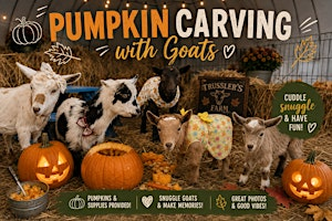Pumpkin Carving with GOATS | Trussler's Farm