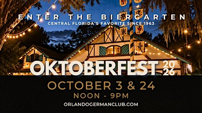 Oktoberfest!  October 3, 2026 German American Society Casselberry FL | German American Society of Central Florida