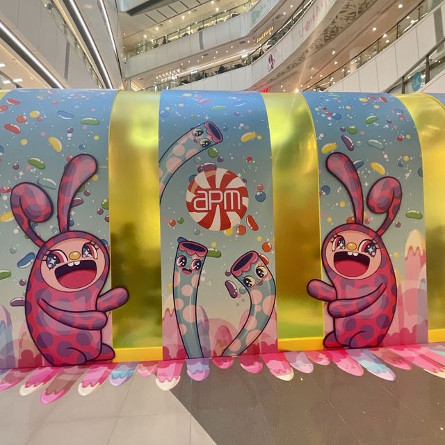 七彩糖果主題裝置