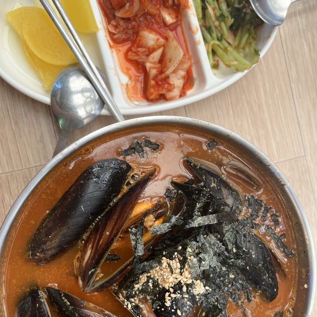 묵호시장 안 칼국수 맛집 "옥이네" 