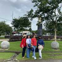 Batu Arang heritage town column 