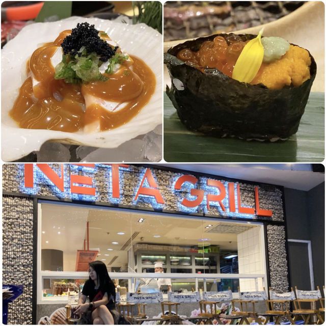 Neta grill buffet อูนิก็มา