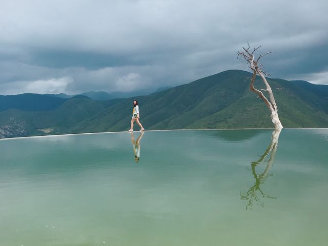 夢幻的墨西哥小棉堡Hierve el Agua
