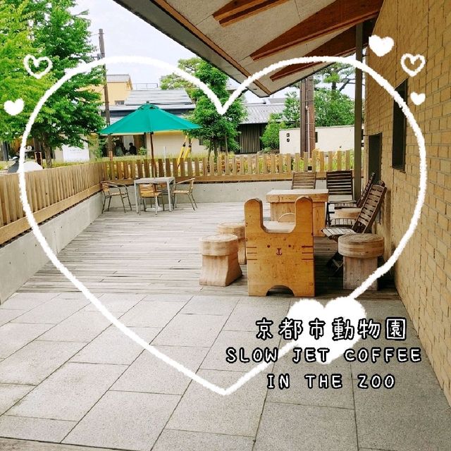SLOW JET COFFEE IN THE ZOO

テラス席にも動物が！