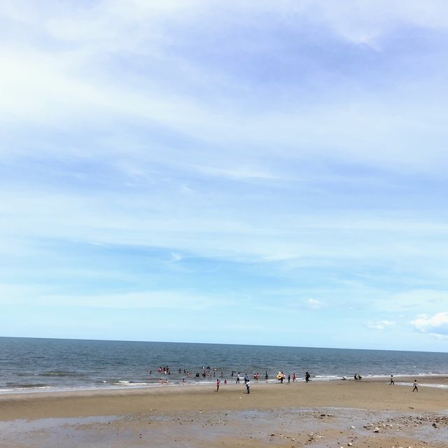 Bicycle riding on the Beach