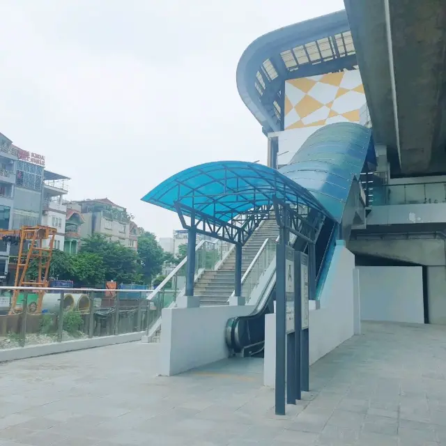 하노이 이색 체험-하노이 지하철 체험