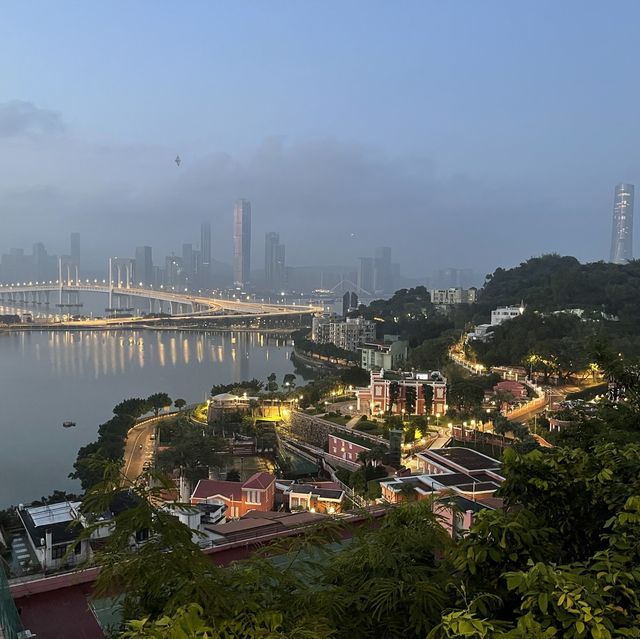 Macau tower seen from Penha hill